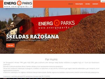 SIA Energoparks mājas lapas rekonstrukcija