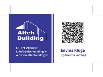 Alteh Building vizītkarte